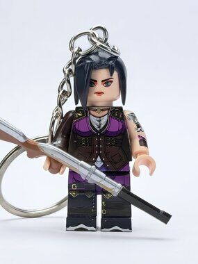 Arcane Caitlyn Custom Minifigure Keychain